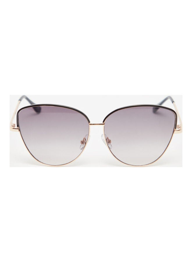 Women's Plain Full-frame Cat-eye Sunglasses