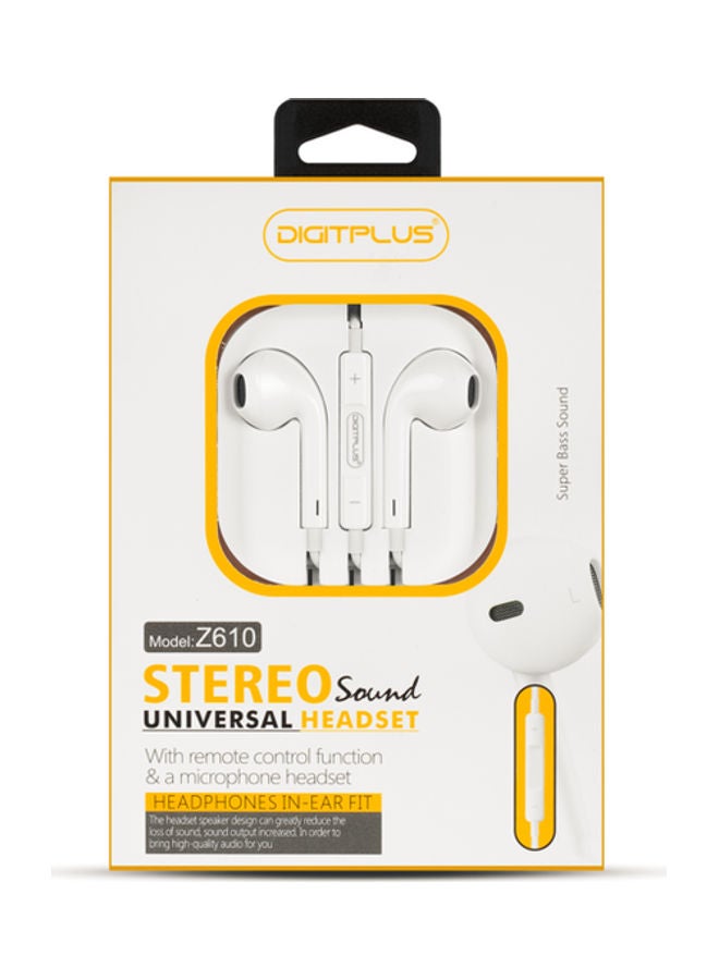 ديجيتبلس سماعة أذن داخلية ستيريو أحادية . أبيض . - Image 4