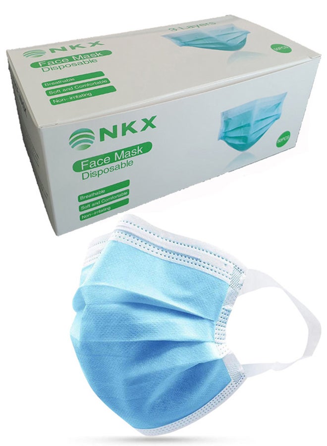 NKX 50 Piece - Disposable 3 Ply Face Mask  - Image 1