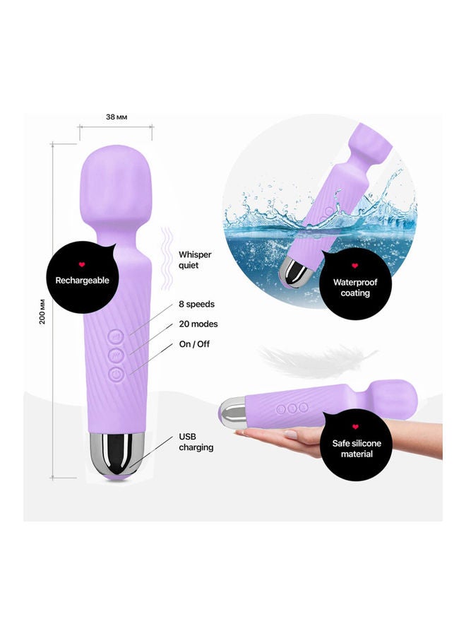 Ergonomic Handle Body Massager 21.5x4x10.5cm - Image 2