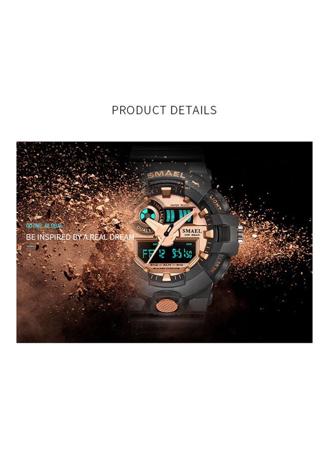 SMAEL Men's Multi-function Dual Display Watch 1642 - Image 5