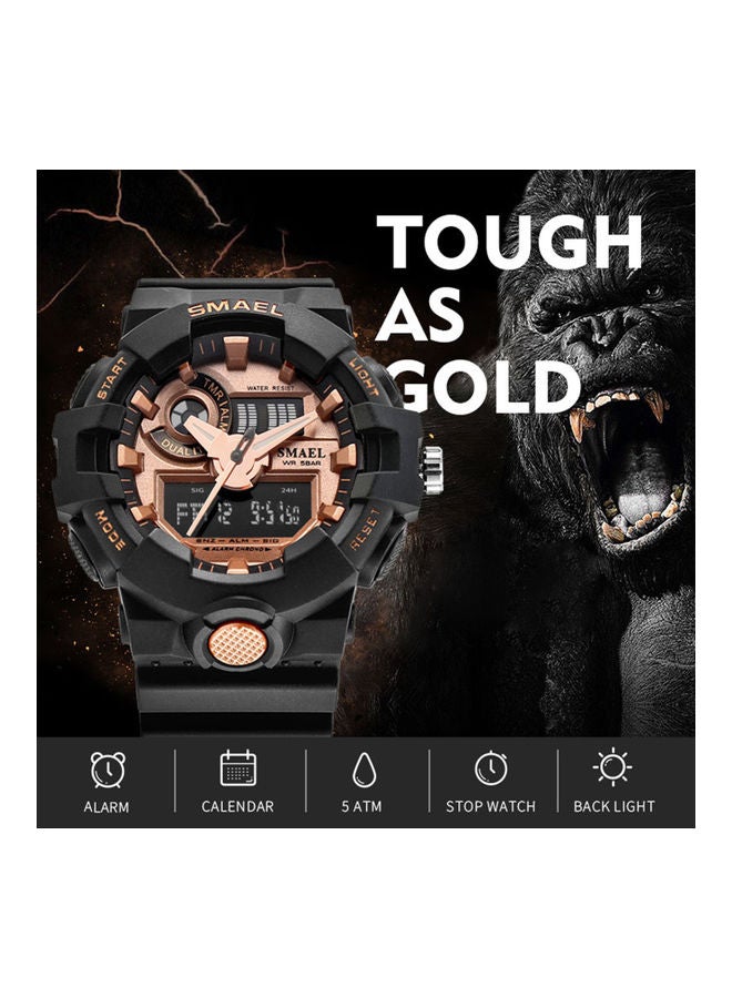 SMAEL Men's Multi-function Dual Display Watch 1642 - Image 4