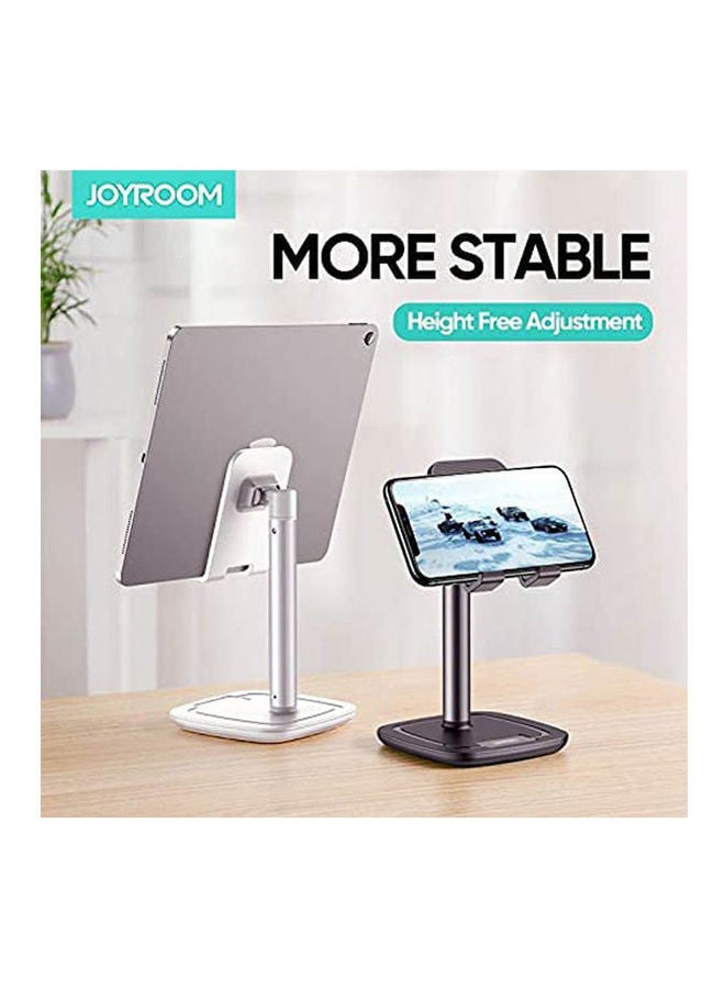 JOYROOM Adjustable Telescopic Desktop Mobile Phone and Tablet Stand Black  - Image 2