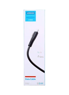 JOYROOM Data Cable With 2.4A Output Black  - Image 1