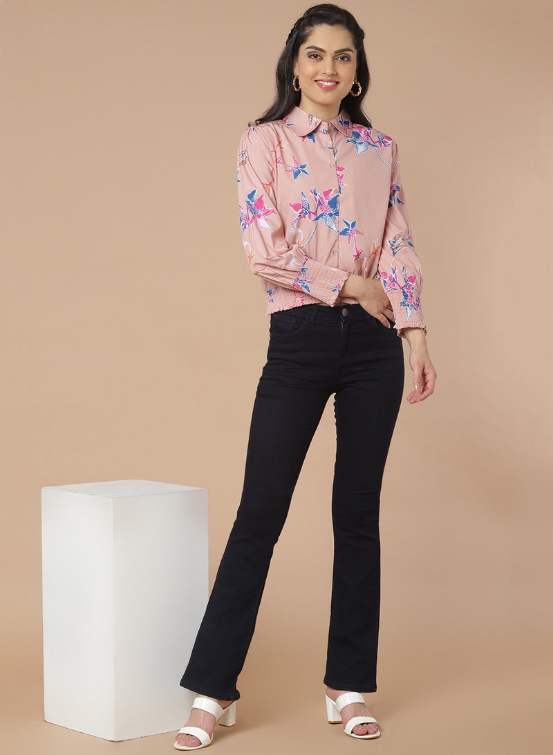 Aila - Casual All Over Print Shirt Multicolour - Image 1
