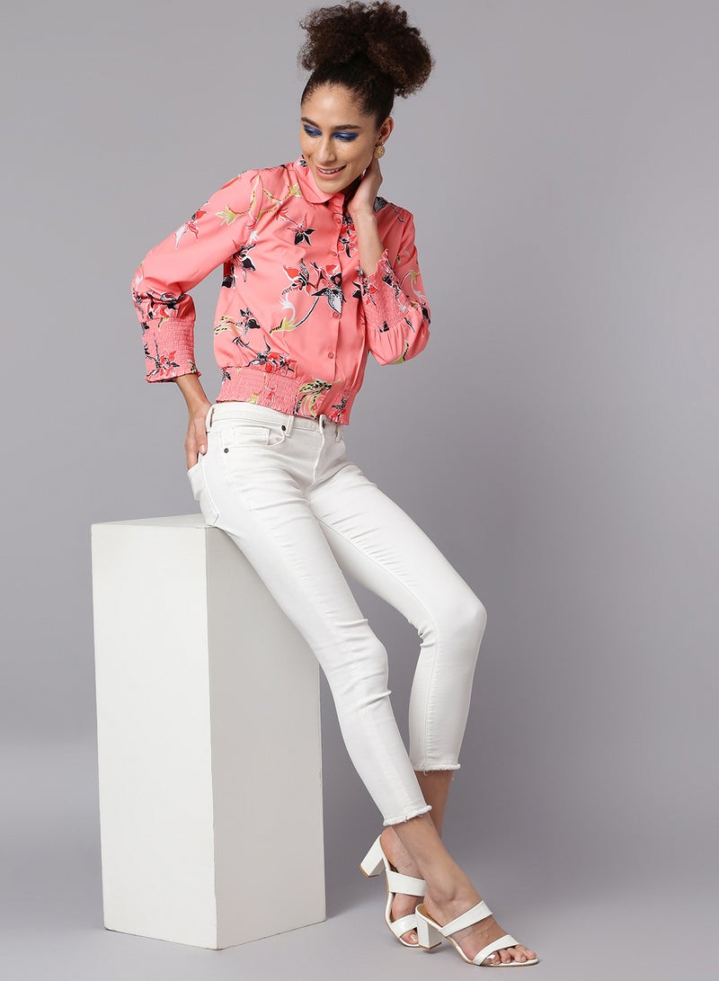 Casual All Over Print Shirt Multicolour