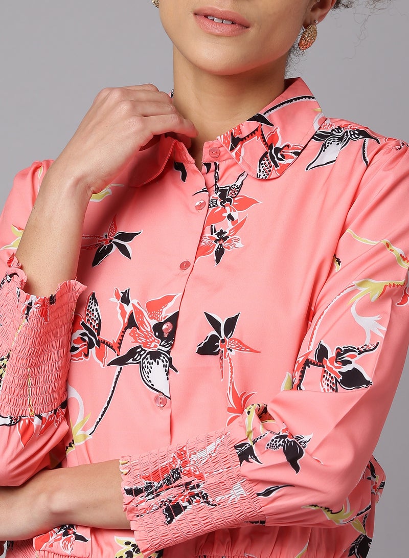 Casual All Over Print Shirt Multicolour