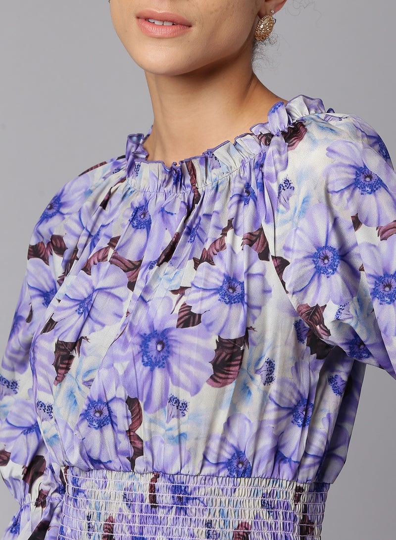 Aila - Floral Printed Top Multicolour - Image 1
