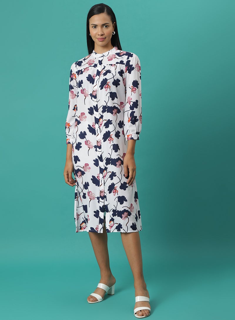 Aila - All Over Print Dress Multicolour - Image 1