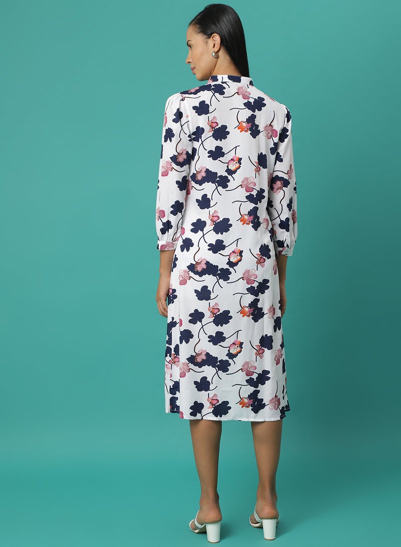 Aila - All Over Print Dress Multicolour - Image 1