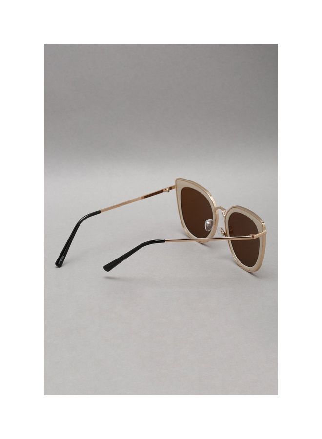 Women's Brown Butterfly Sunglasses - Image 2