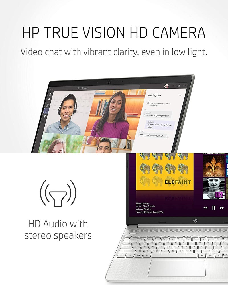 HP - Renewed - 15s-du3032TU (2020) Laptop With 15.6-Inch Display, Intel Core i5 Processor/11th Gen/12GB RAM/512GB SSD/Intel UHD Graphics Silver - Image 1