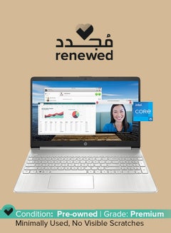 Renewed - 15s-du3032TU (2020) Laptop With 15.6-Inch Display, Intel Core i5 Processor/11th Gen/12GB RAM/512GB SSD/Intel UHD Graphics Silver