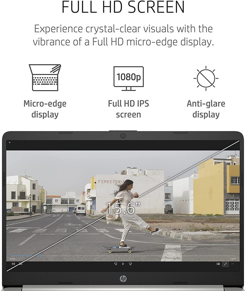 HP - Renewed - 15s-du3032TU (2020) Laptop With 15.6-Inch Display, Intel Core i5 Processor/11th Gen/12GB RAM/512GB SSD/Intel UHD Graphics Silver - Image 1