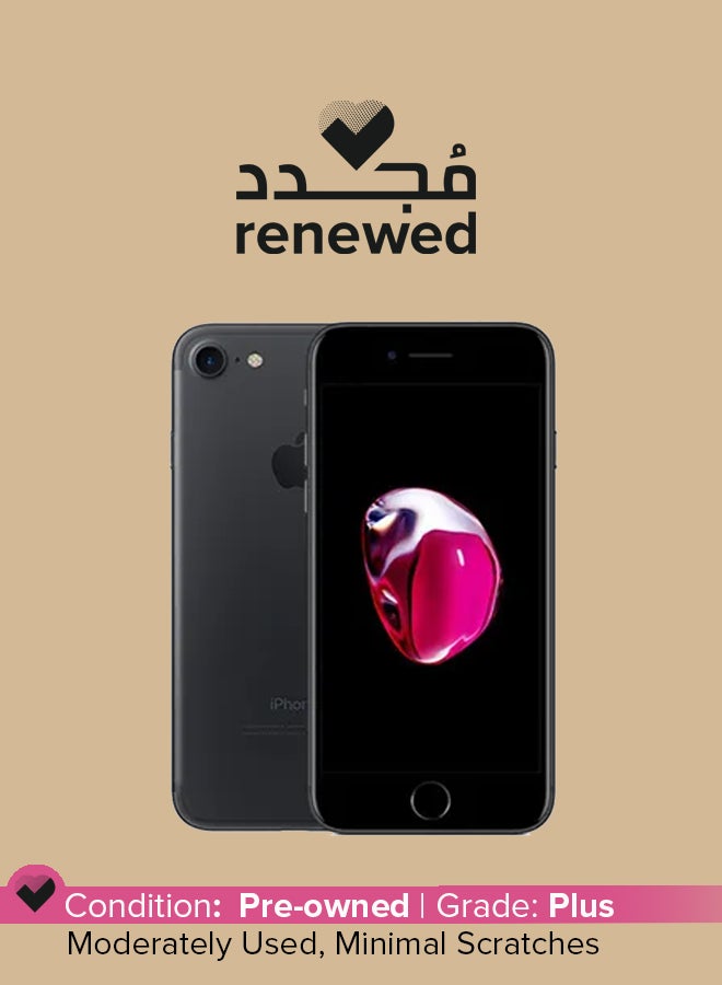 Apple Renewed - iPhone 7 128GB Black 4G With Facetime - Image 1