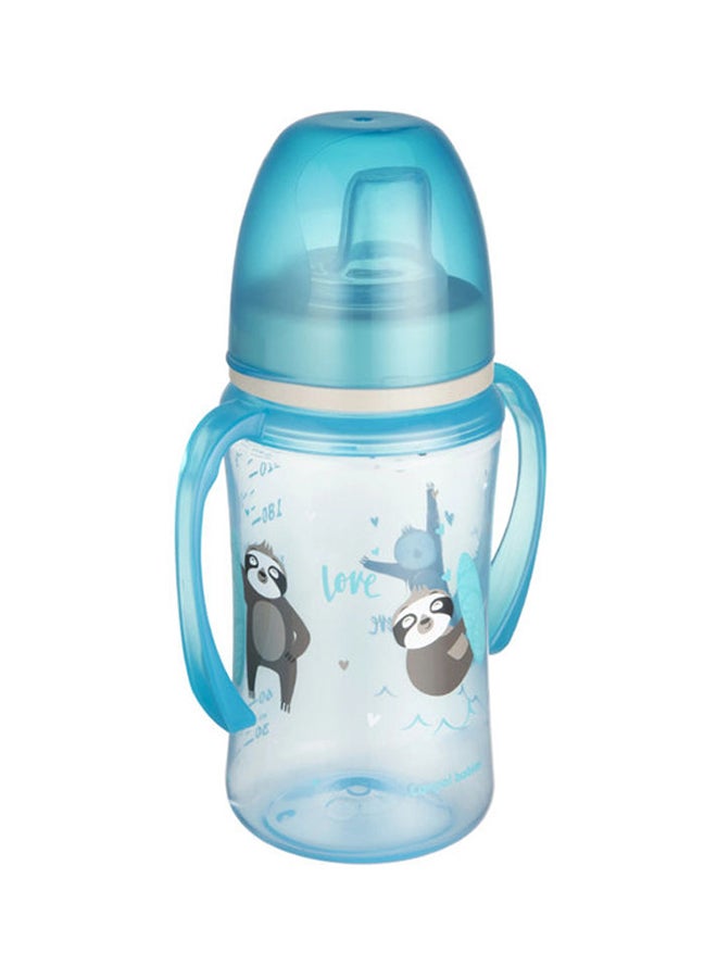 Canpol babies - Canpol babies EasyStart Silicon Training Cup 240ml PP EXOTIC ANIMALS blue - Image 1