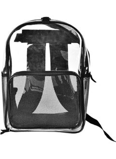 Cat Dog Universal Transparent Shoulder Bag Out Portable Pet Breathable Backpack Black
