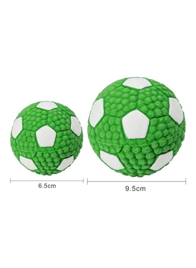 بي جي إم Latex Dog Bite Sound Ball Pet Toys Small Green - Image 2