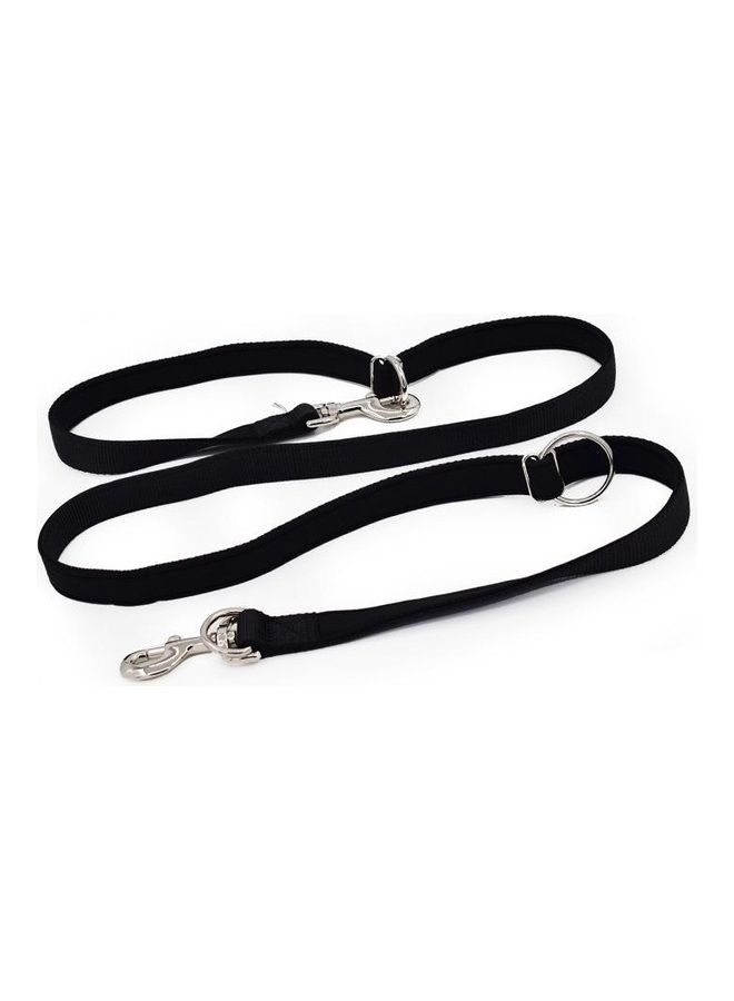 بي جي إم Outdoor Multifunction Double-End Nylon Pet Running Traction Rope L Black - Image 1