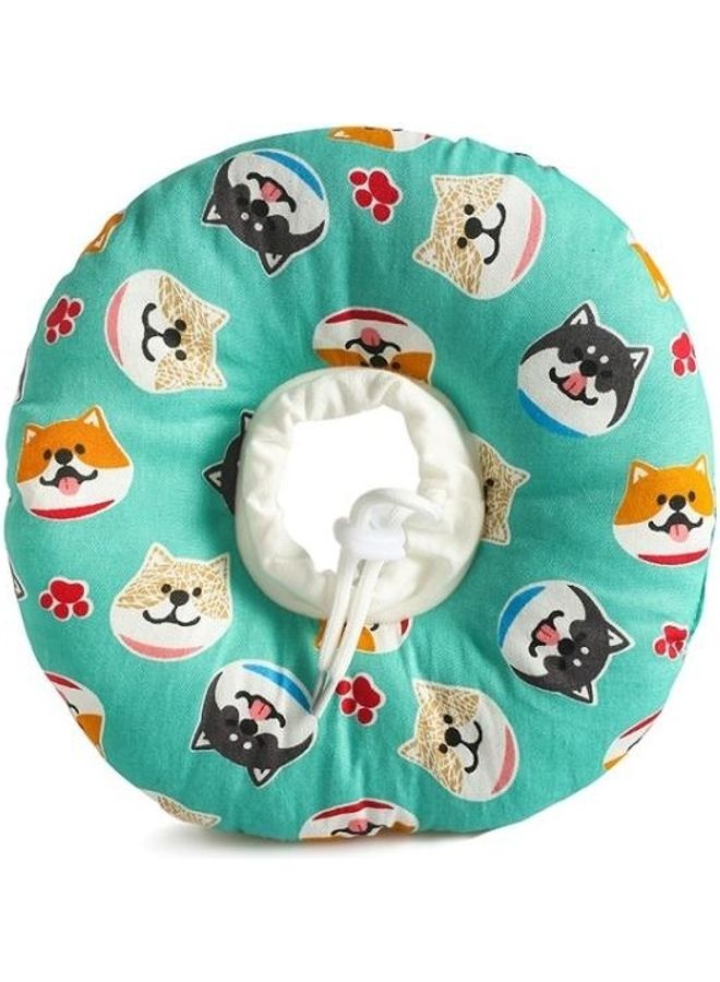 BGM 2-Piece Cat Anti-Lick/Bite Soft Ring Dog Collar Pet Supplies, Size-M Shiba Lnu Family - Image 2