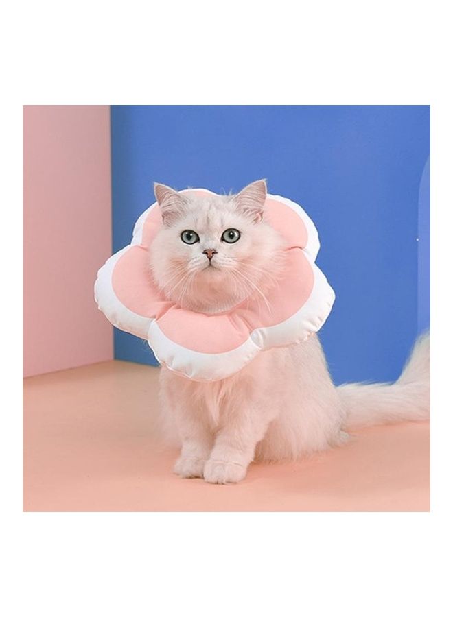 بي جي إم Flower Shaped Pet Anti-Licking Collar Pink/White L - Image 1
