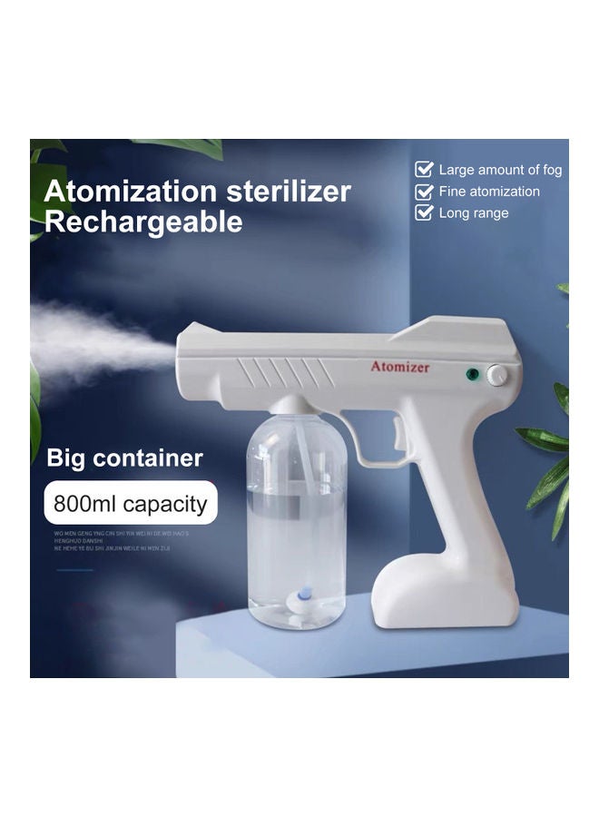 Generic - Long Range Easy Operation Rechargeable Wireless Disinfection Sprayer Steam Tool White - Image 1