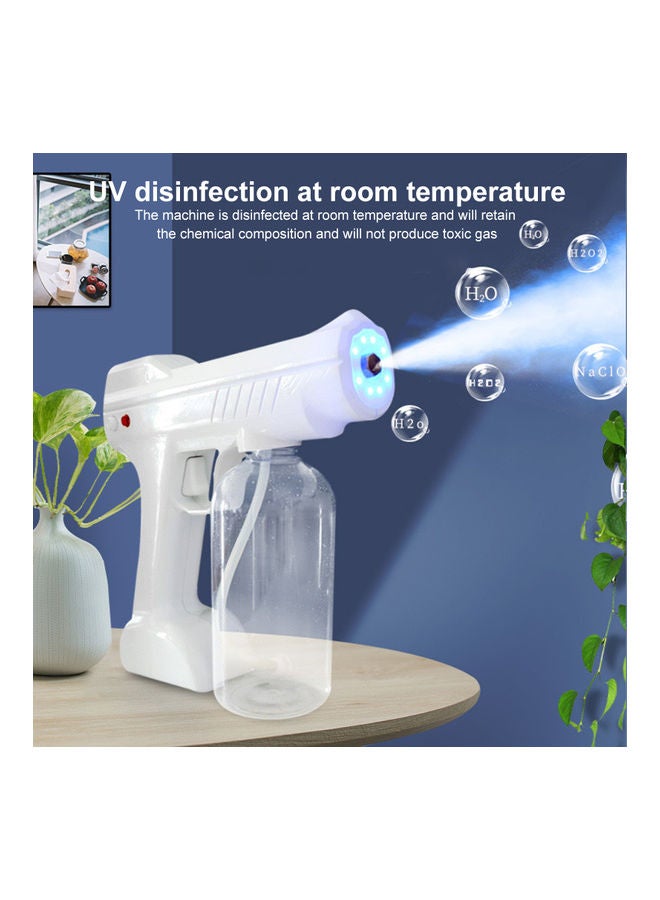 Generic - Long Range Easy Operation Rechargeable Wireless Disinfection Sprayer Steam Tool White - Image 1