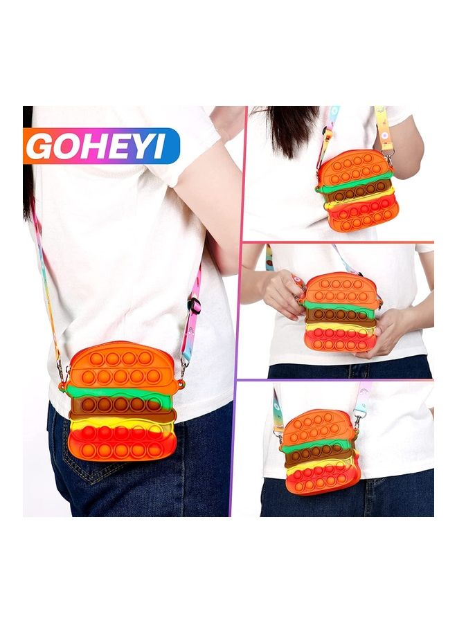 XiuWoo 2-In-1 Push Pop Bubble Fidget Toy Shoulder Bag - Image 3