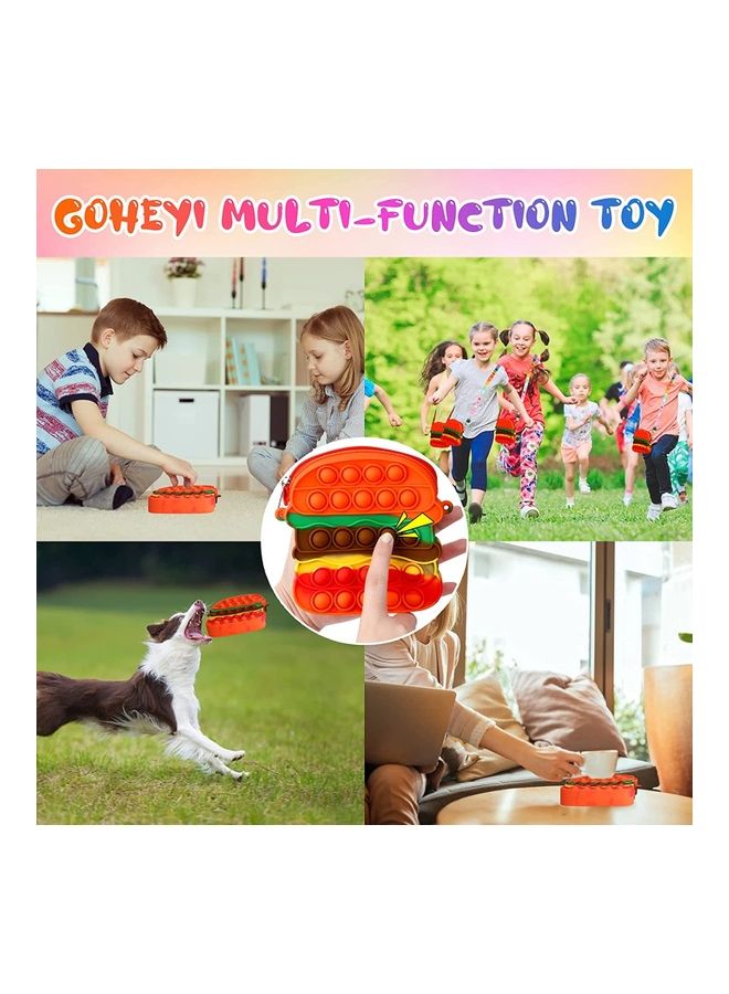 XiuWoo 2-In-1 Push Pop Bubble Fidget Toy Shoulder Bag - Image 5