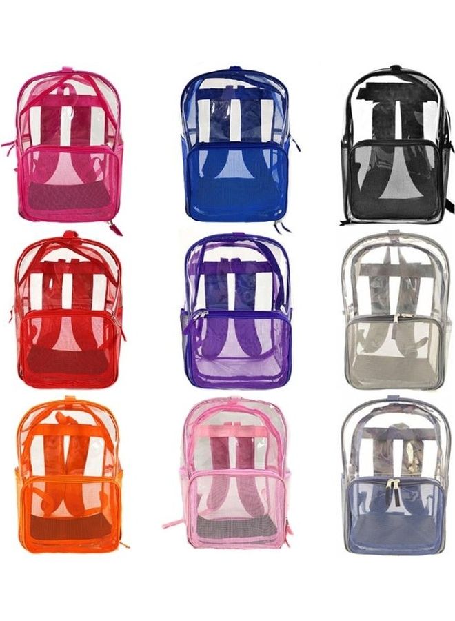 بي جي إم Cat Dog Universal Transparent Shoulder Bag Out Portable Pet Breathable Backpack Rose Red - Image 2