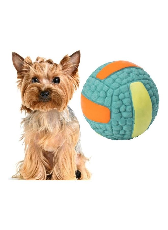 بي جي إم Latex Dog Bite Sound Ball Pet Toy Blue - Image 2