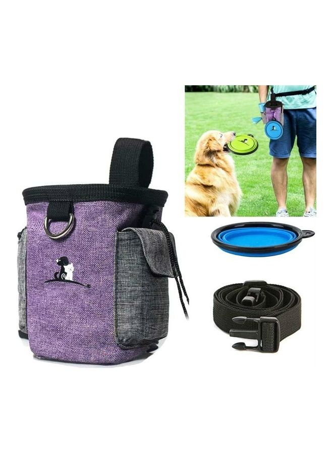 بي جي إم Pet Training Waist Bag With Belt Purple/Black - Image 1