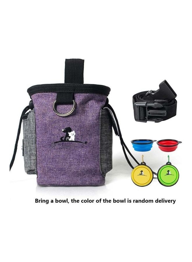 بي جي إم Pet Training Waist Bag With Belt Purple/Black - Image 2
