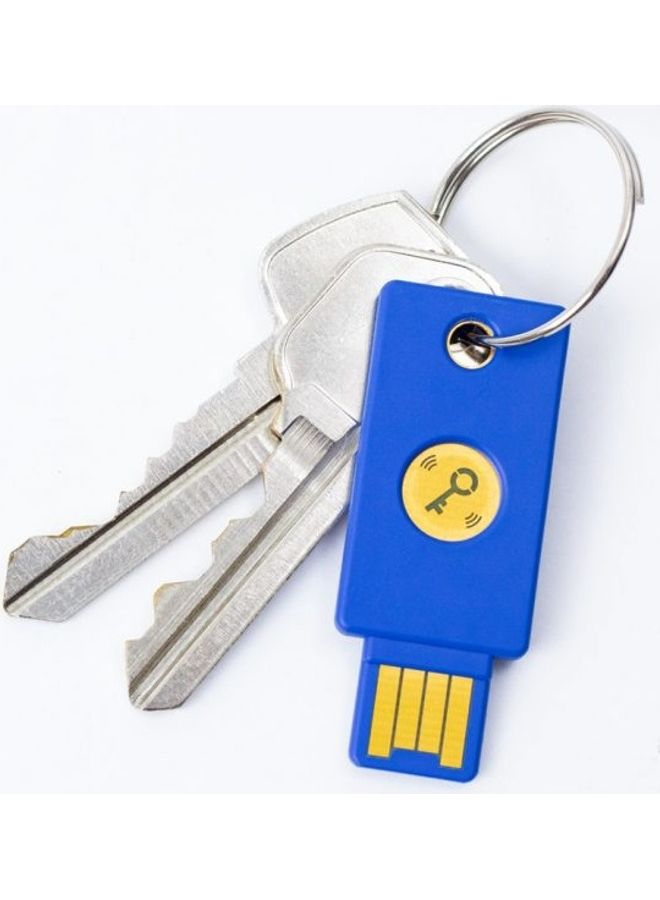 Yubico - Security Key by Yubico (NFC) - Second Factor Authenticator Blue - Image 1