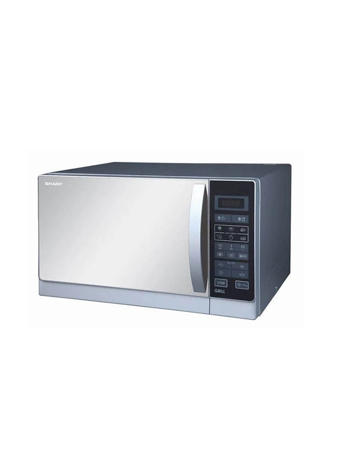 شارب ميكروويف بشواية طراز R-750Mr(S) 25 L 900 W R-750MR-S-1 فضي 