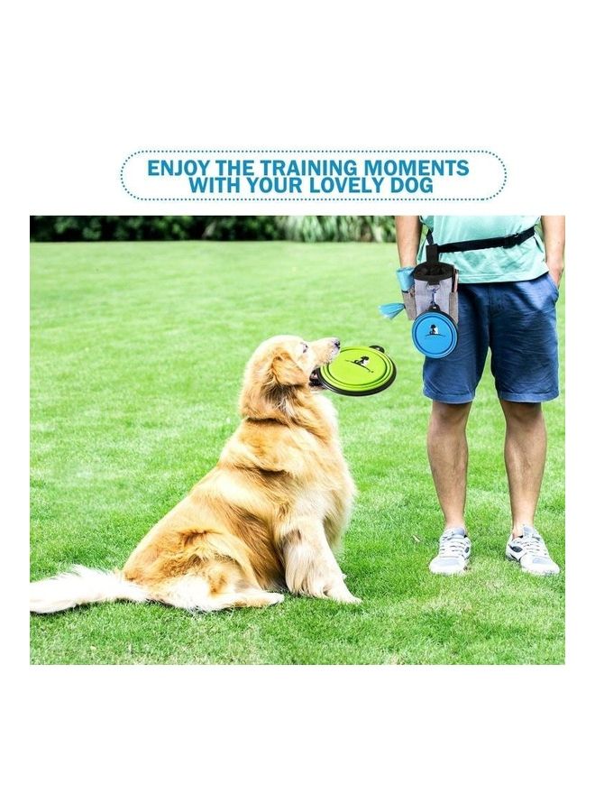 BGM Dog Outing Food Snacks Garbage Pet Training Waist Bag Blue/Black - Image 4