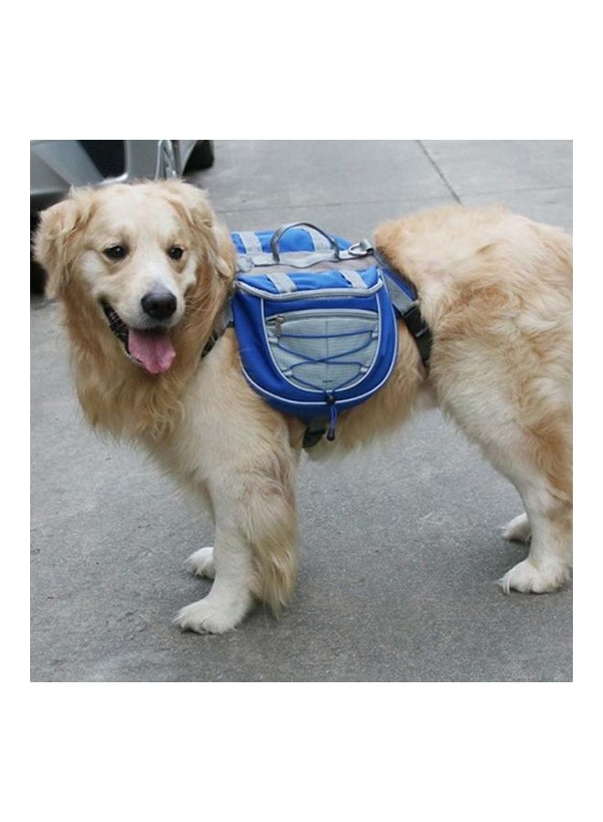 بي جي إم Breathable Self-Portable Backpack For Dogs Blue - Image 1