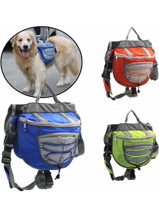 بي جي إم Breathable Self-Portable Backpack For Dogs Blue - Image 3