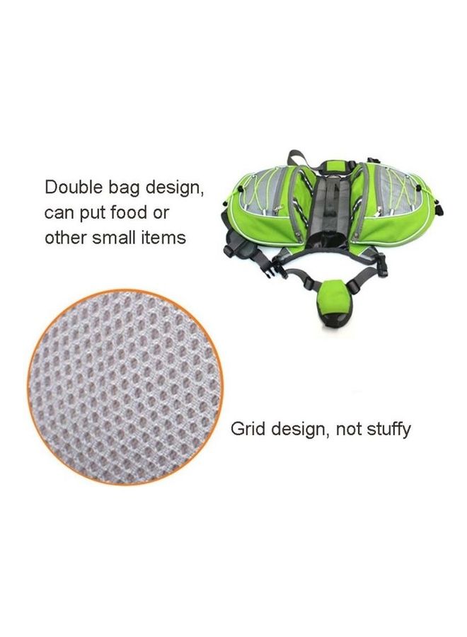 بي جي إم Breathable Self-Portable Backpack For Dogs Blue - Image 5