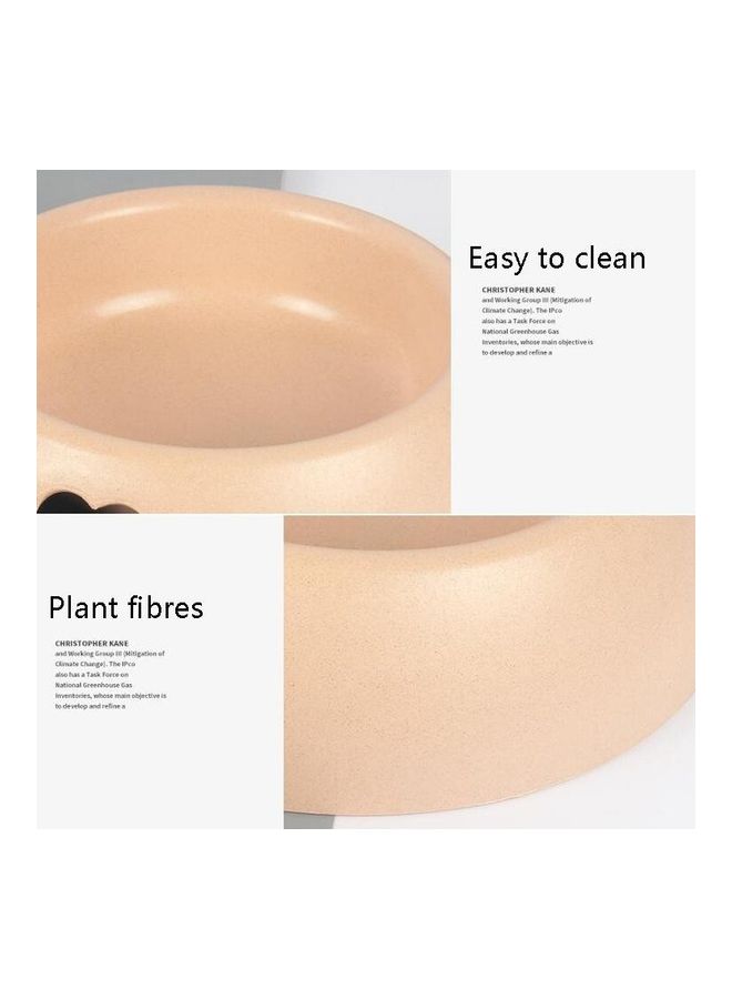 بي جي إم 3-Piece Plastic Love Single Bowl for Pet Orange - Image 5