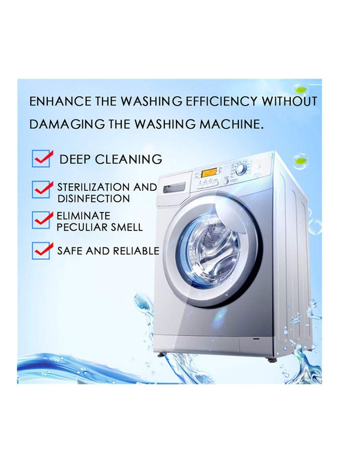 Generic 5-Piece Washing Machine Effervescent Cleaner Tablet Set Blue/White  - Image 4