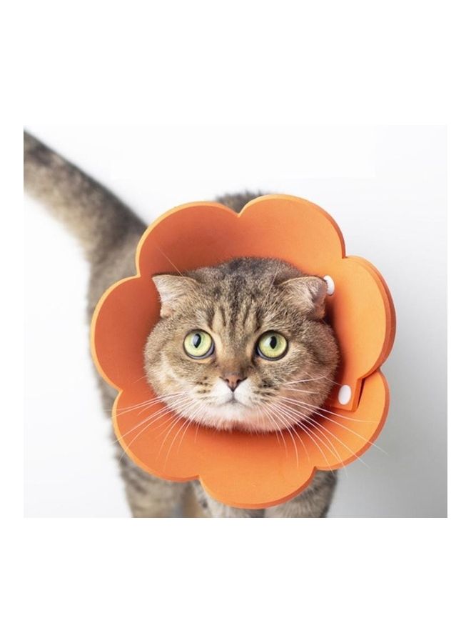 بي جي إم 3-Piece EVA Sponge Lick-Proof Sterilization Pet Collar Set, Size: S Orange 15-21cm - Image 1