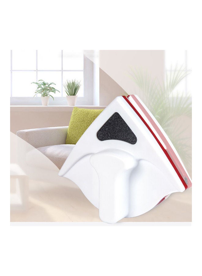 Double Sided Magnetic Window Glass Cleaner Wiper Red/White/Black - Image 2