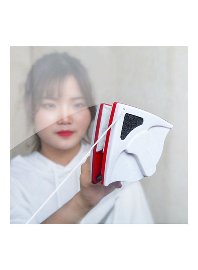 Double Sided Magnetic Window Glass Cleaner Wiper Red/White/Black - Image 4