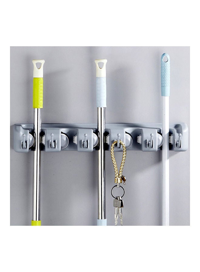 حامل مكنسة ماجيك متعدد الوظائف للمكنسة رمادي - Image 4