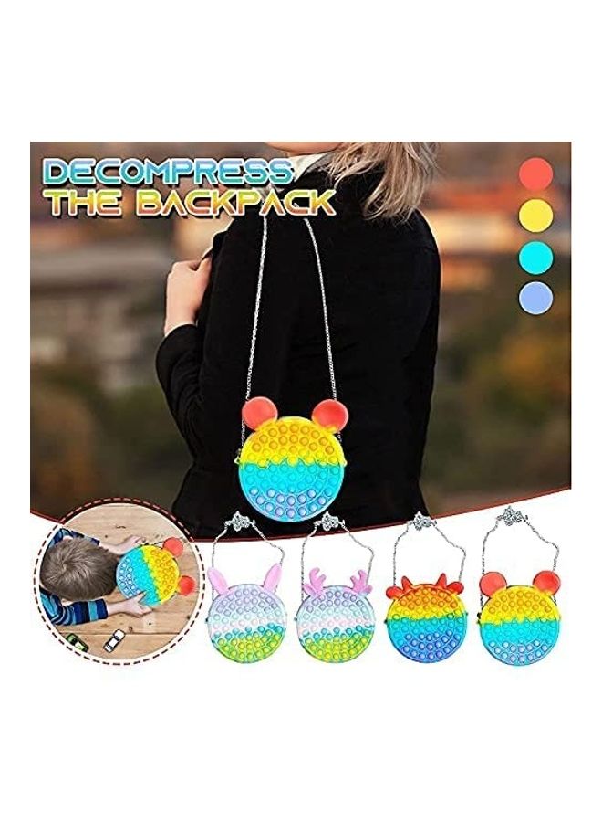 XiuWoo 2-In-1 Push Pop Bubble Fidget Toy Crossbody Bag - Image 5