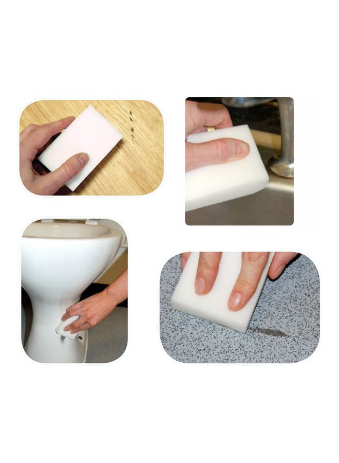 10-Piece Magic Sponge Pad Set White - Image 3