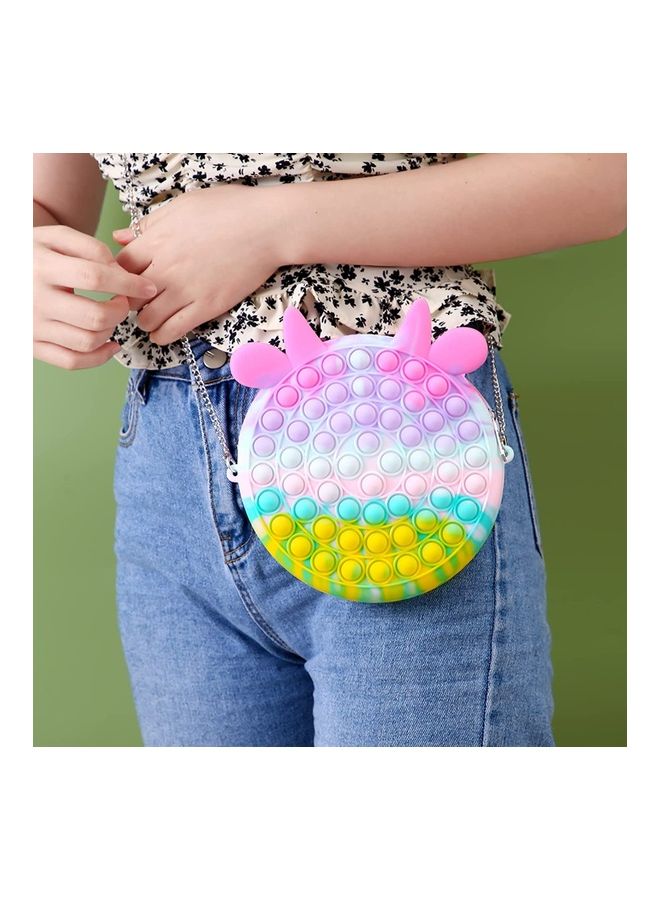 XiuWoo 2-In-1 Push Pop Bubble Fidget Toy Crossbody Bag - Image 4