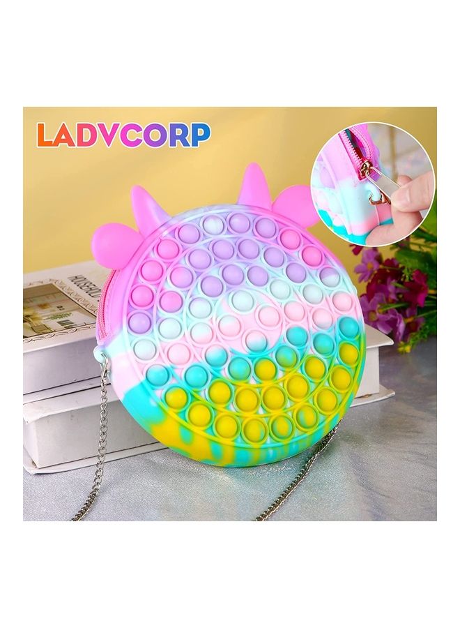 XiuWoo 2-In-1 Push Pop Bubble Fidget Toy Crossbody Bag - Image 5