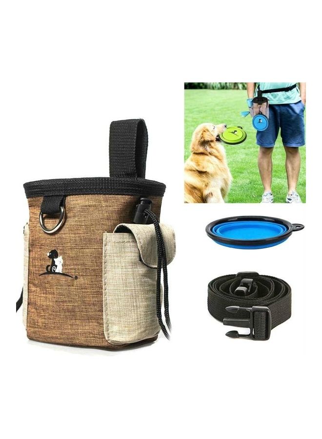 بي جي إم Outdoor Pet Training Storage Waist Bag Brown - Image 1